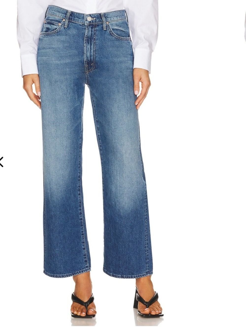 Mother Superior The Dodger Ankle Wide Leg Jean Size 25 - Picture 2 of 11